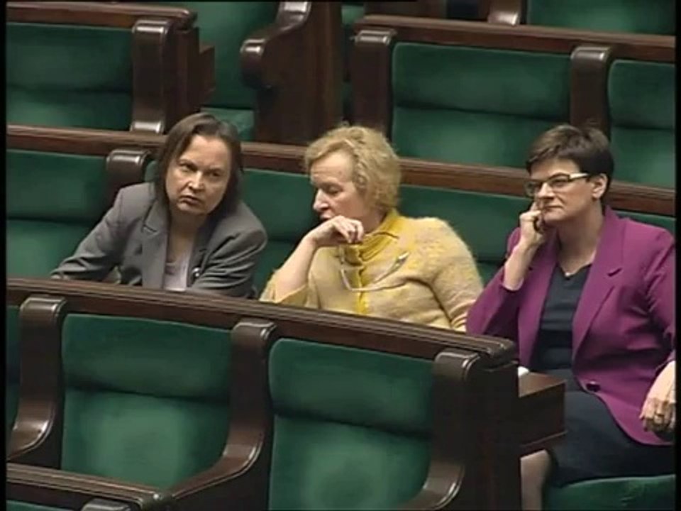 Poseł Marzena Machałek - Wystąpienie z dnia 19 marca 2014 roku.