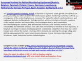 Patient Monitoring Equipment Market in European