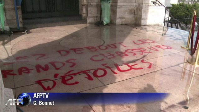 Paris' Sacre Coeur Church defaced with anarchist graffiti