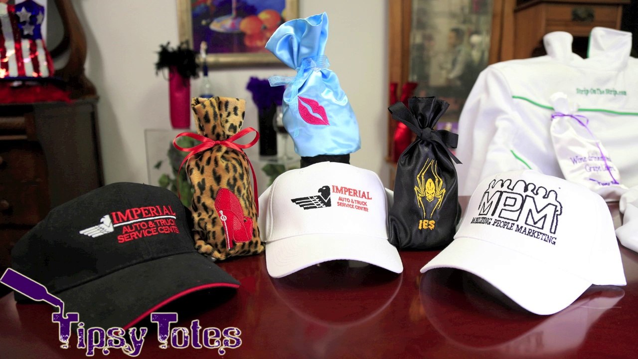 Custom Embroidery Samples | Tipsy Totes Las Vegas  pt. 9