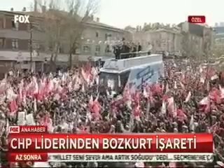 Kemal Kılıçdaroğlu'nun Bozkurt İşareti Yapması