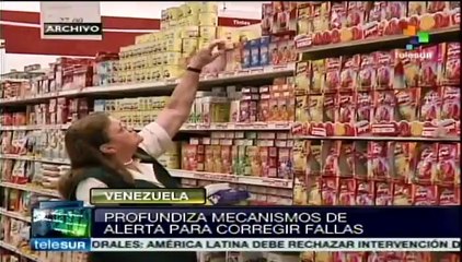 Organismo monitorea abastecimiento alimentario en Venezuela