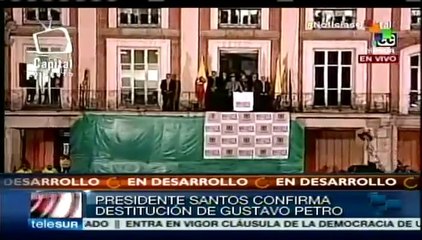 Critica Petro ratificación de su destitución como alcalde de Bogotá