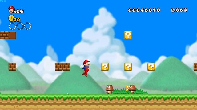 New Super Mario Bros. HD on Dolphin Emulator