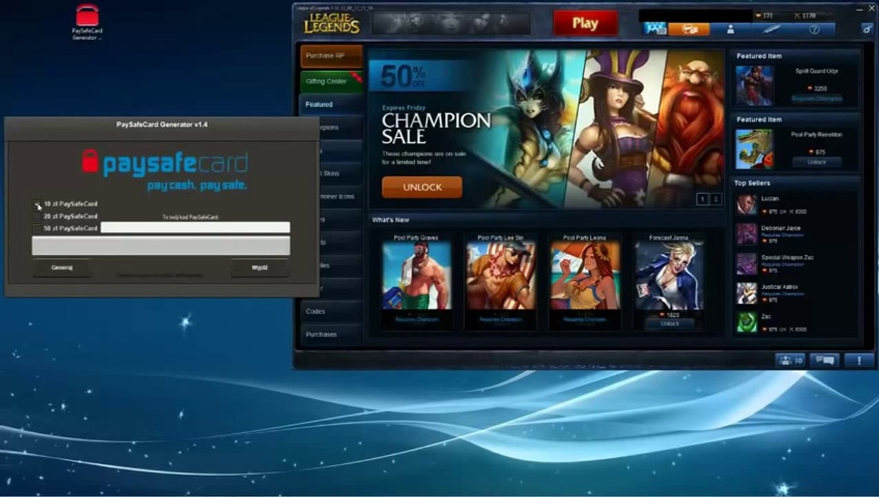 Paysafecard Code Generator 2014 - Working Proof March