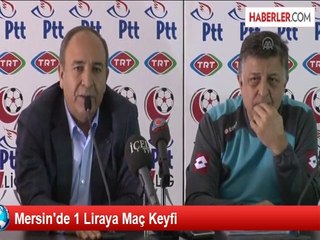 Mersin'de 1 Liraya Maç Keyfi
