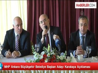 Descargar video: MHP Ankara Büyükşehir Belediye Başkan Adayı Karakaya Açıklaması