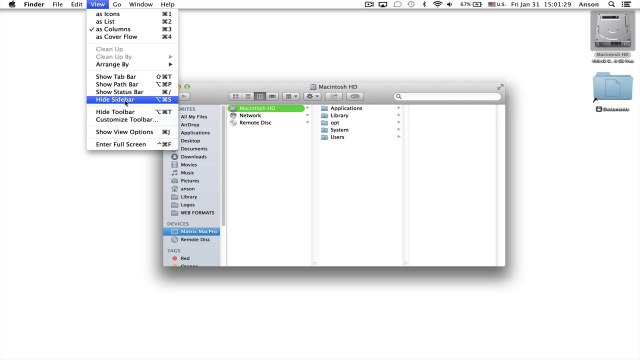 Display Missing Finder Sidebar Icons - Mac OS X Mavericks