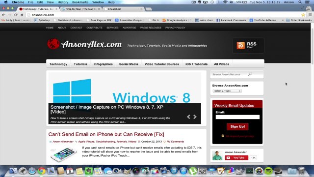 Keyboard Shortcuts on Mac OS X Cheatsheet App