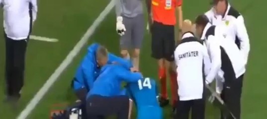 Lewandowski caused this terrible injury Zenit's Tomas Hubočan