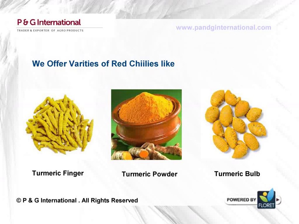 Agro Food Products Traders and Exporters - P & G International