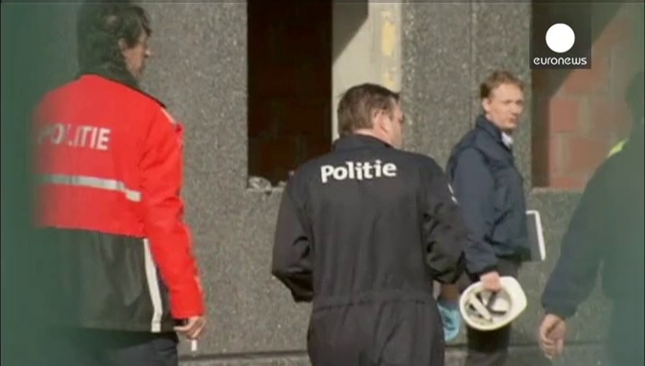 Un obus de la Première Guerre mondiale explose à Ypres