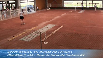 Club Elite F, J10, second tour intégral, Rives de Saône contre Fontaine