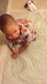 So cute kid waking up and instantly dancing on Bruno Mars song