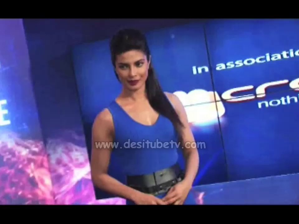Priyanka Chopra look preety nervous during the Launch of NDTV PRIME