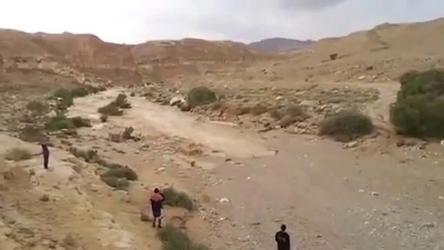 Desert River In Israel Is Dramatically Reborn By Flash Flood