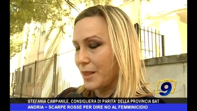 Andria | Scarpe rosse per dire no al femminicidio