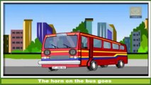 The Wheels On The Bus Go Round And Round - Sing Along - Karaoke With Lyrics - Nursery Rhymes