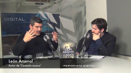 León Arsenal, autor de 'Corazón oscuro'. 19-3-2014