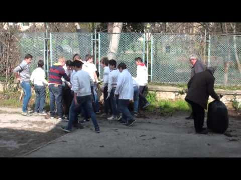 Cesa (CE) - Legambiente, operazione "Scuole pulite" (15.03.14)