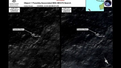 Objects about 2,500 km southwest of Perth
