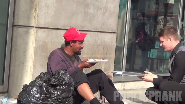 Waiter For The Homeless Social Experiment Will Make You Smile