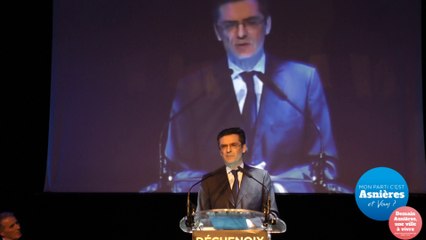 Asnières 2014 : Message de soutien de Patrick Devedjian (UMP) à Cyrille Déchenoix au meeting du 18 mars 2014