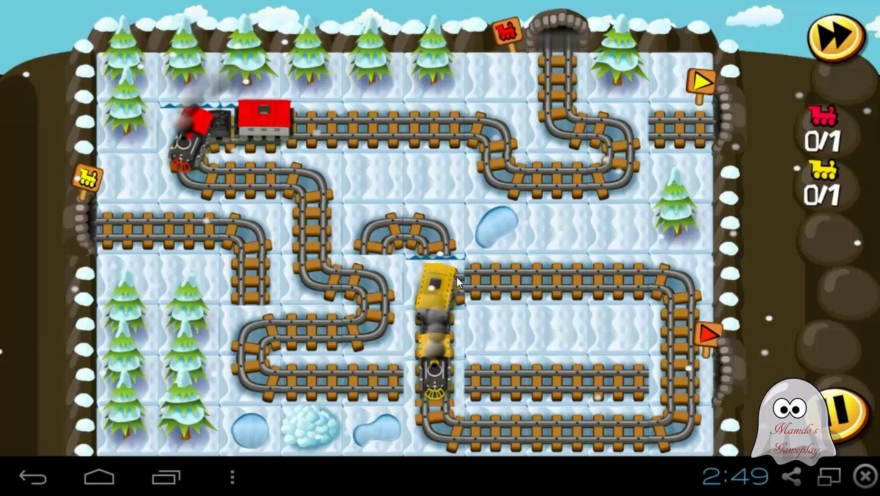 Train Tiles Express - Gameplay - Tundra (Level 71 to Level 75) - HD (720p)