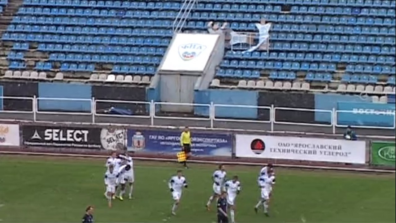 ФНЛ-13-14. 27 тур. Шинник — Динамо СПб. Бирюков, 54