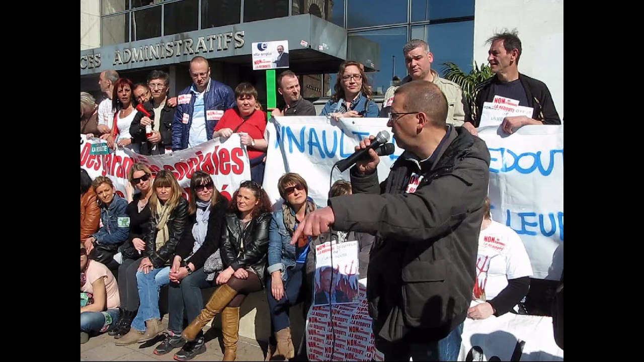 Wattrelos : entre 550 et 700 salariés de La Redoute dans la rue ce jeudi matin