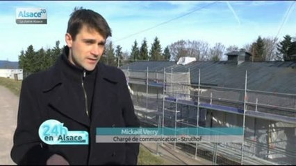 Travaux de rénovation au Struthof