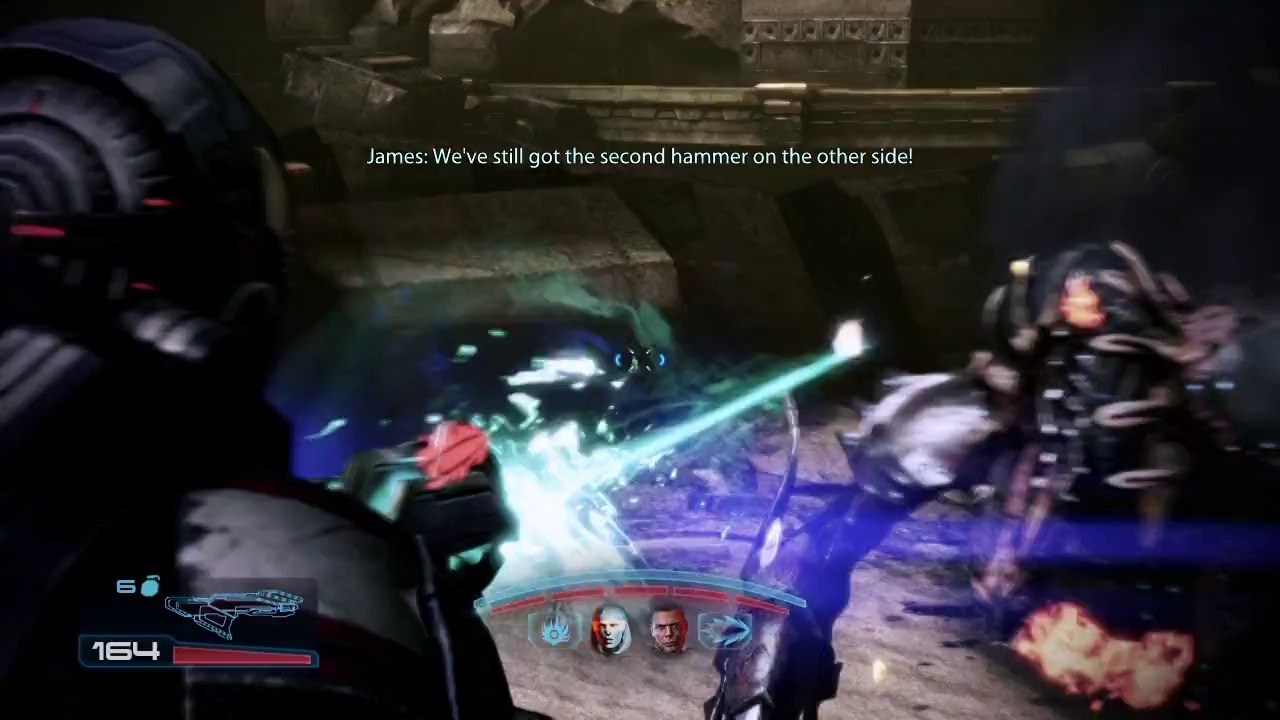 Mass Effect 3 Renegade Walkthrough part 3 of 6 HD (Xbox 360)