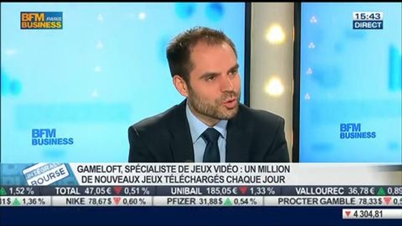 Gameloft: les résultats annuels 2013: Alexandre de Rochefort, dans Intégrale Bourse – 20/03