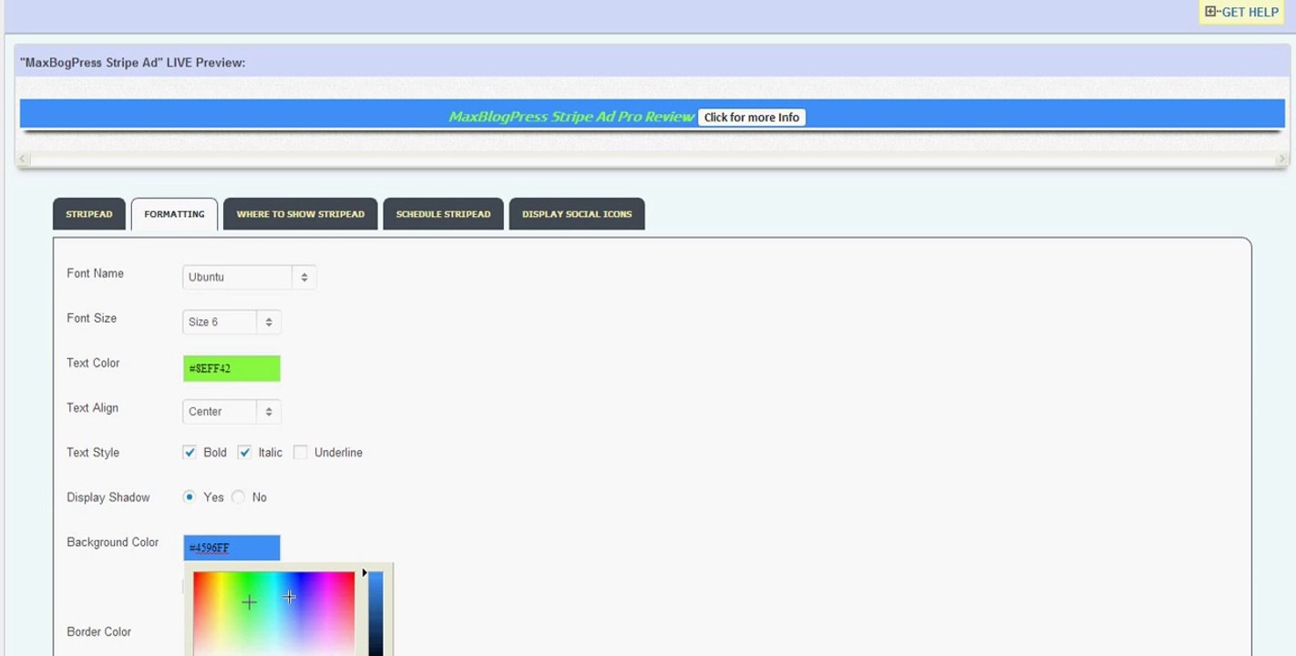MaxBlogPress Stripe Ad WordPress Plugin Review