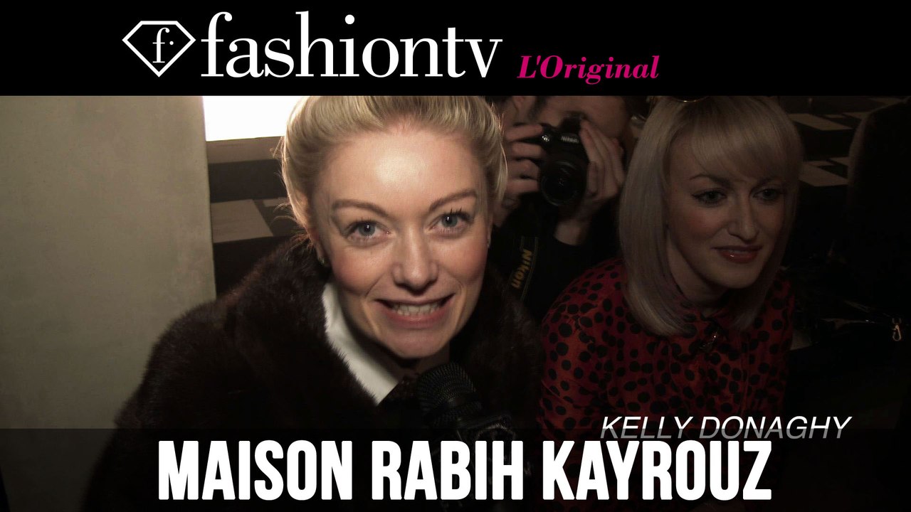 Maison Rabih Kayrouz Fall/Winter 2014-15 Front Row | Paris Fashion Week PFW | FashionTV