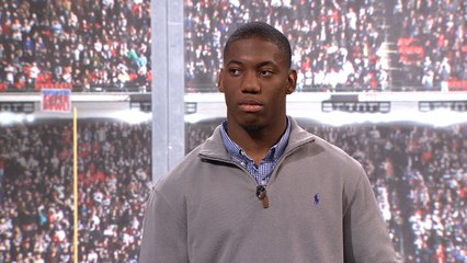 Cornered with Draft prospect Darqueze Dennard