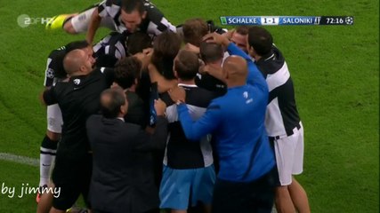 shalke PAOK 1-1 GOAL STOCH FULL HD (ΓΕΡΜΑΝΙΚΗ ΠΕΡΙΓΡΑΦΗ)