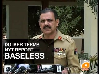 Pakistan Military Dismisses NYT Report