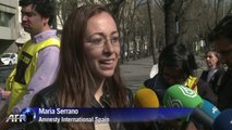 Amnesty activists protest Spain, EU immigration policies