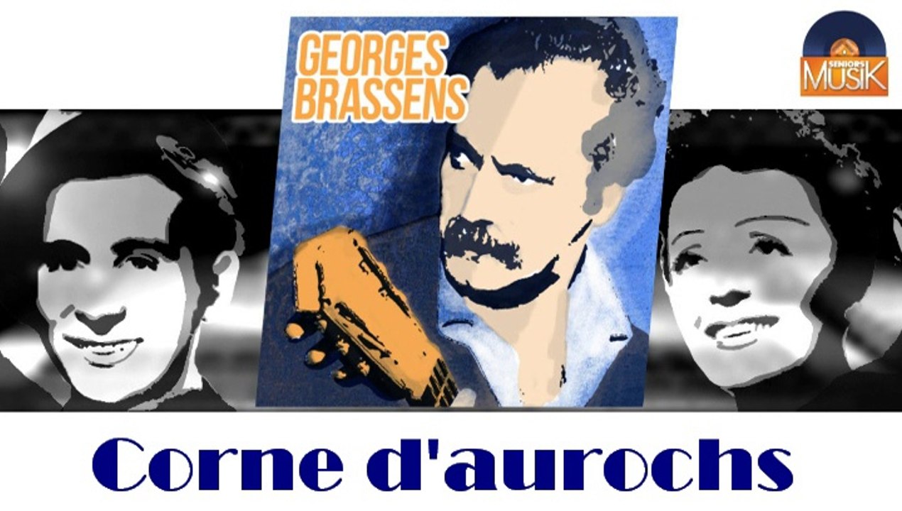 Georges Brassens - Corne d'aurochs (HD) Officiel Seniors Musik
