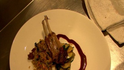 Chef Profiles and Recipes - Govind Armstrong Makes Lamb with Bulgur Salad