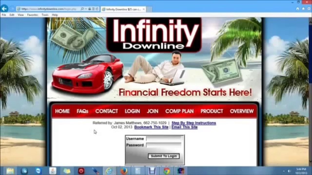 Infinity Downline Scam Free Review Proof of $2k to $12k