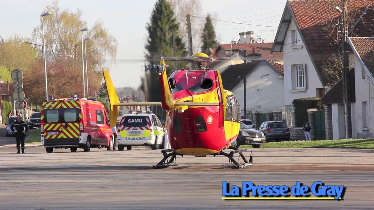 Accident place des Tilleuls : un motard héliporté