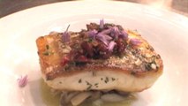 Chef Profiles and Recipes - Shea Gallante Makes Black Bass with Razor Clams and Ramps