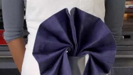 Epicurious Essentials: Cooking How-Tos - How to Do a Fan Napkin Fold
