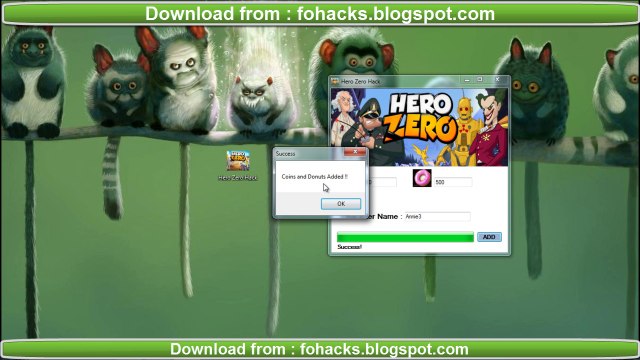 Hero Zero Hack 2014 [Coins and Donuts Adder]