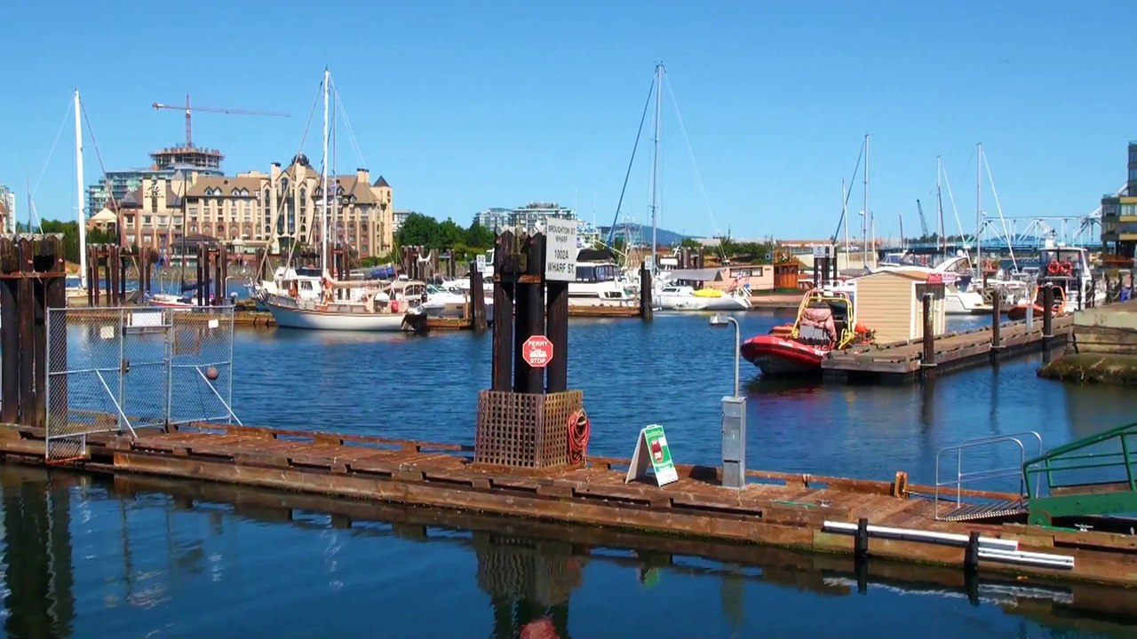 Around Victoria Harbour in the Morning.