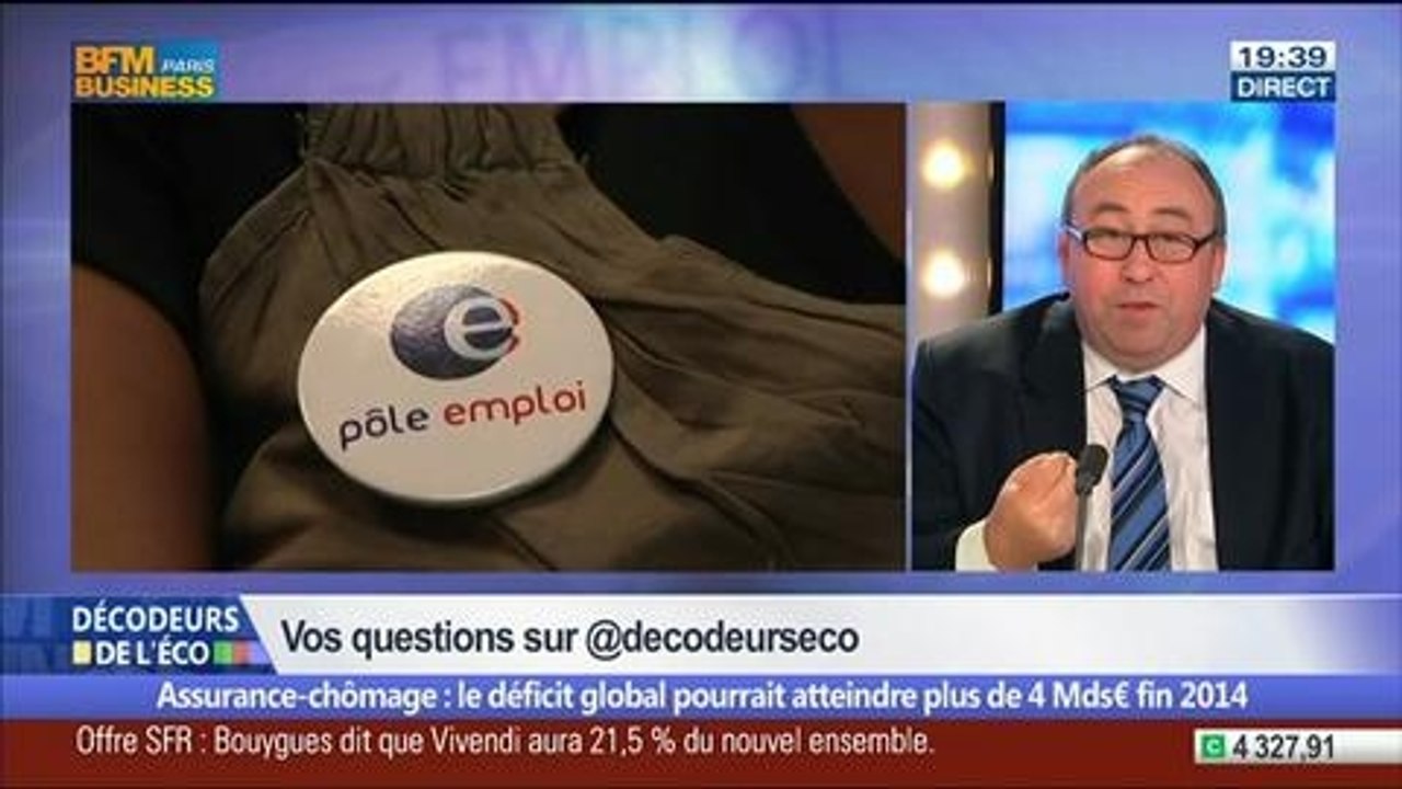 Assurance-chômage: la fin de l'âge d'or ?, dans Les Décodeurs de l'éco - 20/03 2/3
