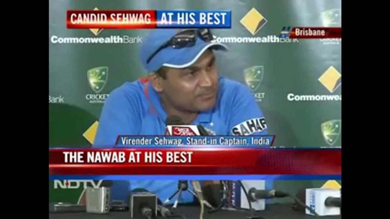Sehwag dig at Dhoni...Have you seen my catch
