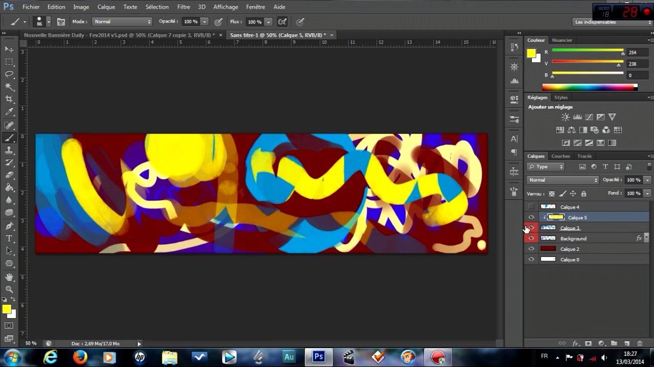 [Tuto] PhotoShop - 3-2) Calques, partie 2: Masque, Réglage & Ecrêtage